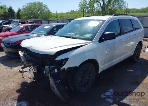 2020 Dodge Journey Se Value from USA, damaged, VIN 3C4PDCAB1LT262623